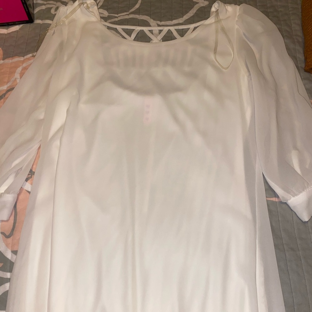 white dress